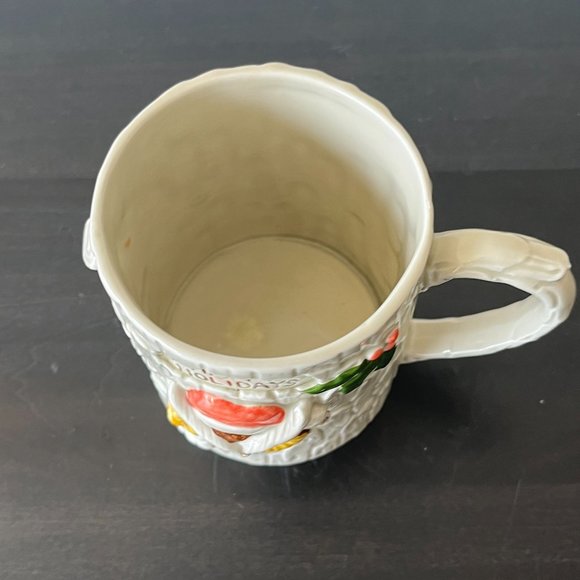 1979 Enesco Owl in Tree-Shaped Mug // E-2672 // Vintage Christmas - Picture 5 of 6